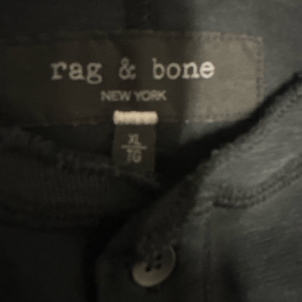 rag & bone Black Men’s Jeans - Timeless Matte Black